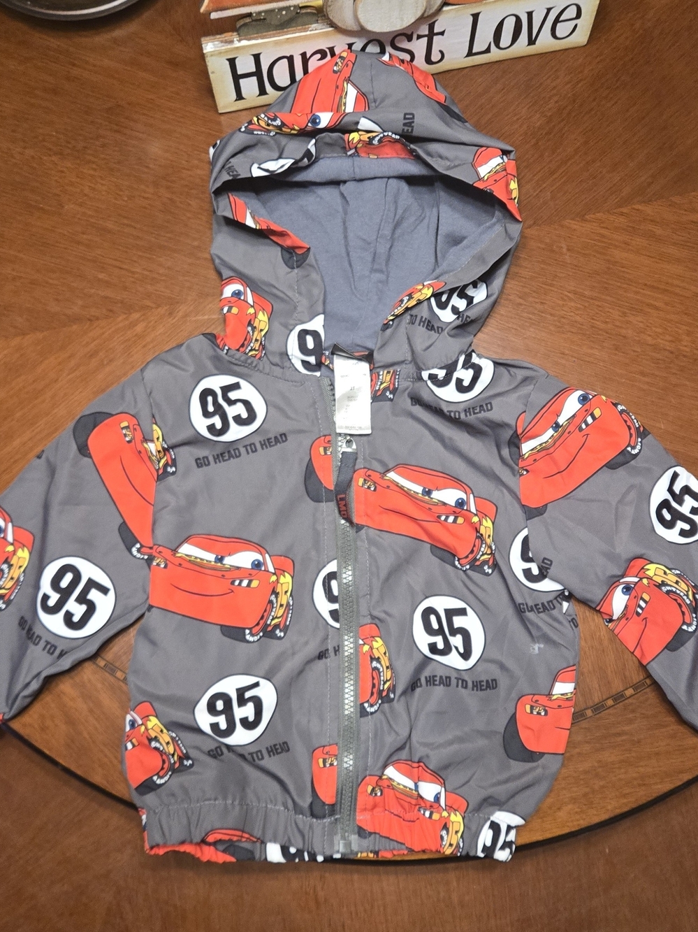 Disney Pixar Cars Lightning McQueen Jacket Toddler 2T – Boys